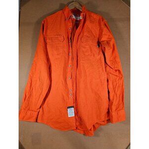 Riverside Protective Apparel Size XL Safety Orange Long Sleeve Button Up Shirt
